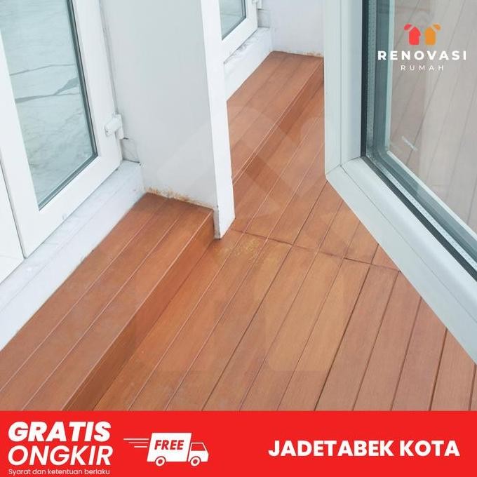 CONWOOD DECK 4" / 14MM - LANTAI PENGGANTI KAYU - KUAT - MURAH ORIGINAL DAN TERPERCAYA