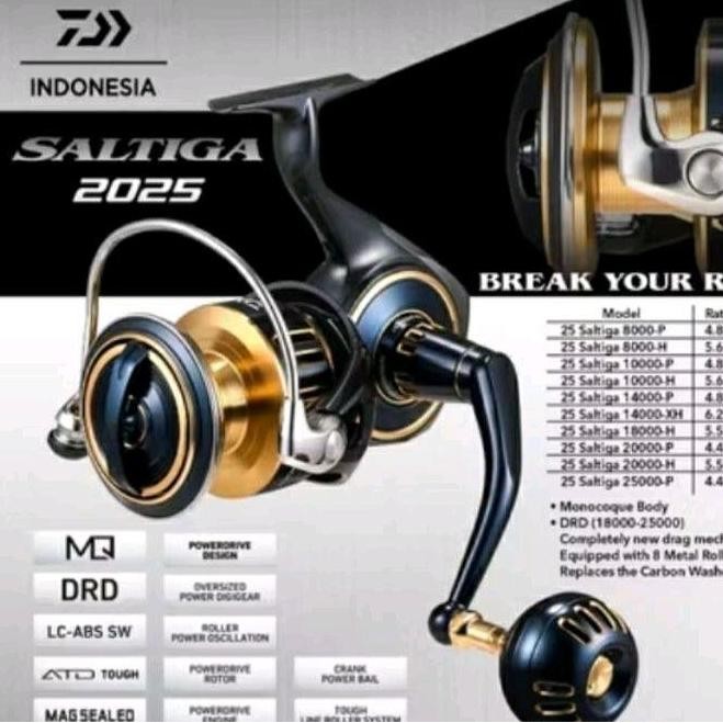 TERBARU - REEL DAIWA SALTIGA 2025 GLOBAL ORIGINAL DAIWA