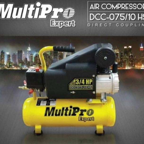 TERMURAH - MULTIPRO Mesin Kompresor Angin 3/4 PK Listrik DCC 075-10 OW Multipro