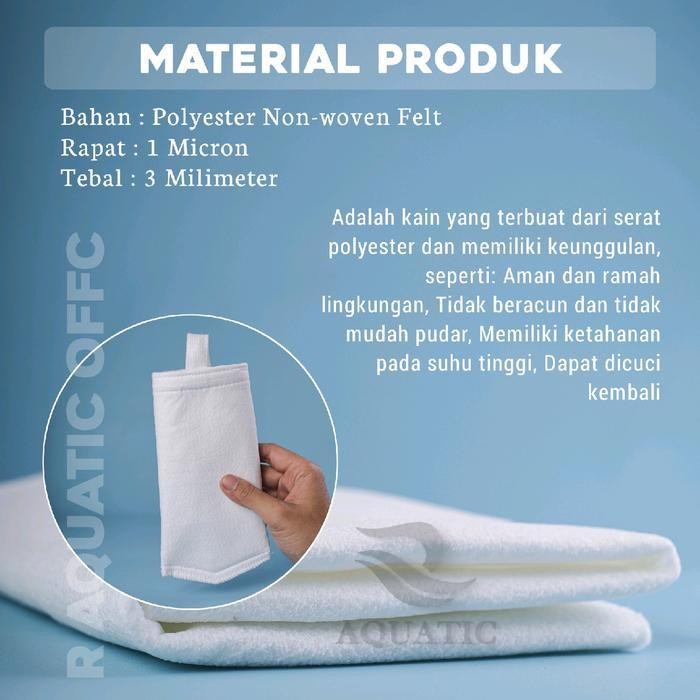 RAS filter keran air kain saringan penjernih air 1 micron water purifier