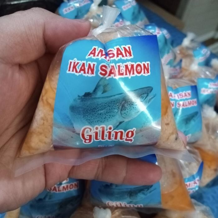 RAS Ikan Salmon Giling Pilihan untuk Campuran Umpan - Berat 80 gram - Gabus