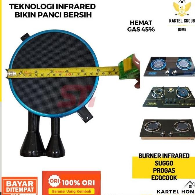 HOME Tungku Infrared Burner Sparepart Kompor Gas Infrared Suggo Progas