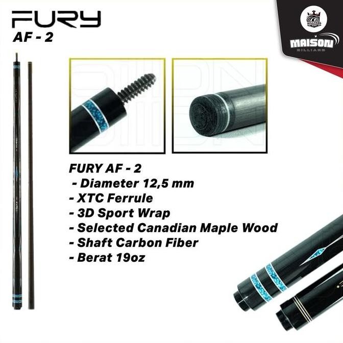 Stik billiard Fury Af 1/ AF2 shaft carbon-stick billiard fury carbon shaft