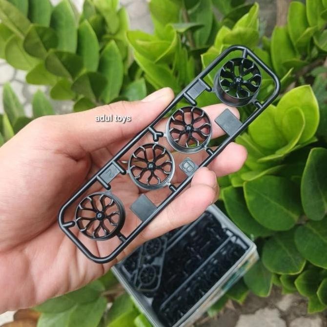 VELG TAMIYA ORIGINAL MEDIUM Y SPOKE HITAM /PELEK Y SPOKE ( LOSEKIT)