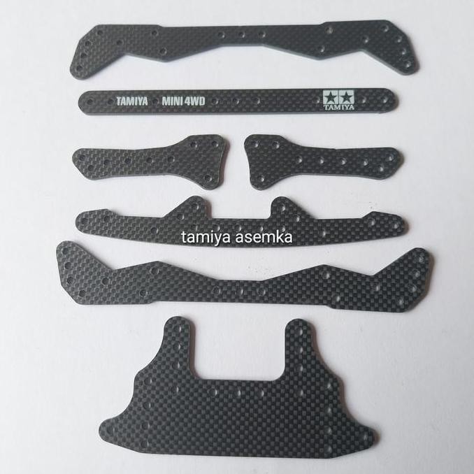 BEMPER TAMIYA SET CARBON MEMBRAN FOR FMA DAN MA CHASSIS