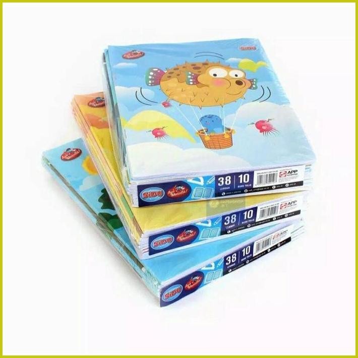 

BUKU TULIS SIDU 38 LEMBAR PACK ISI 10PCS / BUKU TULIS SIDU ISI 38