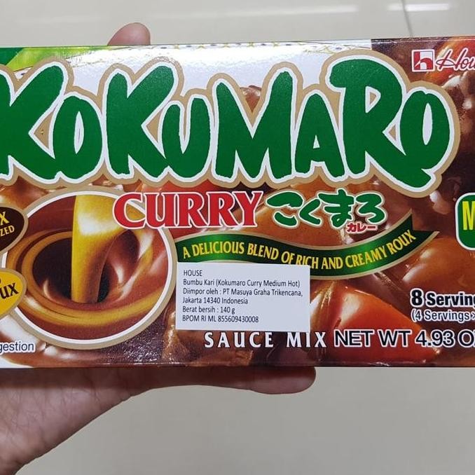 

House Kokumaro 140Gr "Medium Hot/ Hot" - Bumbu Kari Jepang