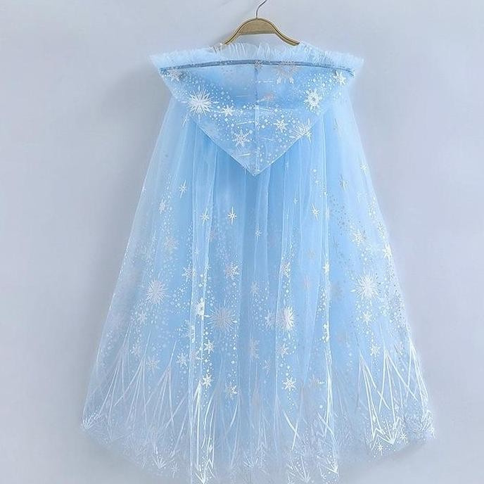 Cape Frozen /  Jubah Kostum Frozen Princess Anak Perempuan