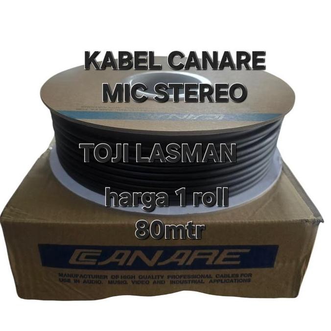 ( KABEL MIC CANARE 1 ROLL )    USE FOR  CABLE MICROFON MIXER GITAR XLR AKAI SPIKON GEISLER  KITANI B