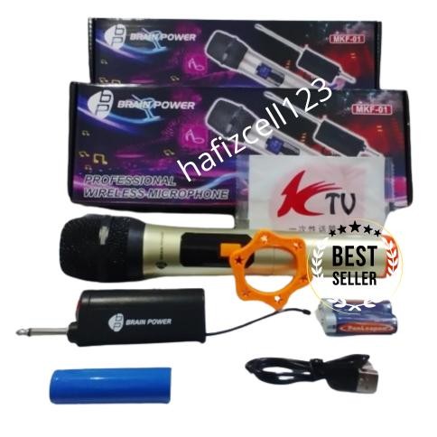 Mic Karaoke Wireless Single Mkf-01