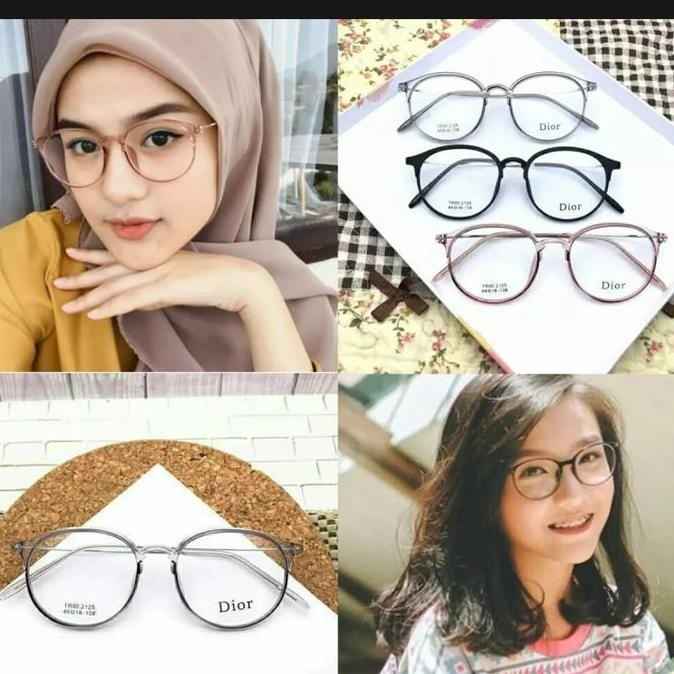 FRAME KACAMATA 2124 Lentur + Lensa MINUS Baca ANTI RADIASI. Korea