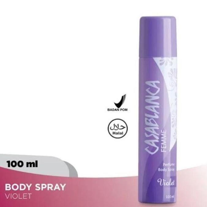 casablanca body spray 100ml - parfum casablanca kaleng 100ml
