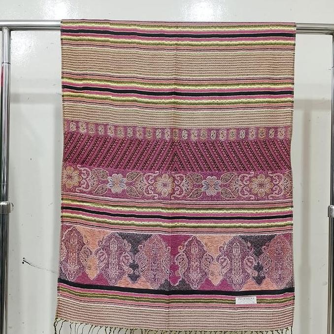 PASHMINA MOTIF TORAJA // SYAL MOTIF TORAJA // CASHMERE PREMIUM Selendang