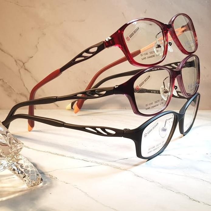 Kacamata Wanita Original EyesCloud EC1045 Super Ultem