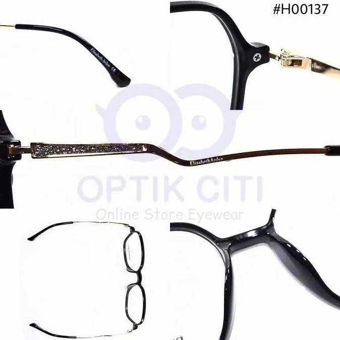 frame kacamata wanita elizabeth arden 0137 grade original