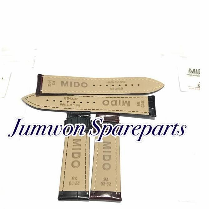Strap Tali Kulit Jam Tangan Mido Tali Kulit Jam Mido murah