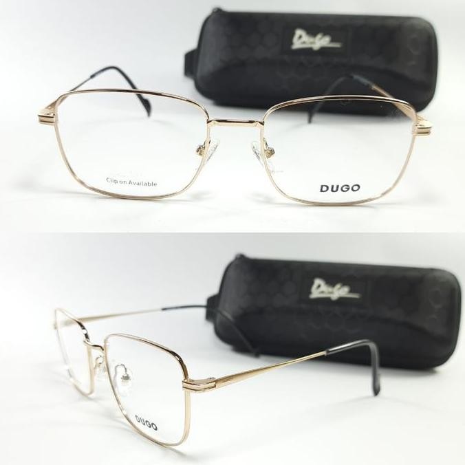 Frame Kacamata Pria Wanita Dugo 2027 Kotak Clip On Polarized Original