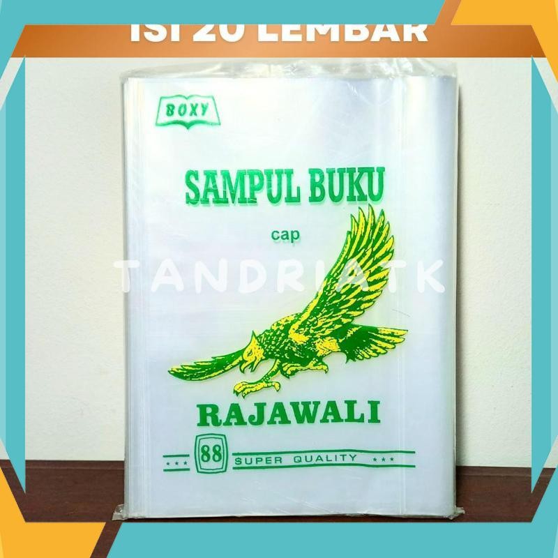 

Termurah [1 PAK] Sampul Buku Plastik Isi 20 Lembar SIMPATY RAJAWALI Sampul Plastik OPP Slip / Tape Sealing YPW-66