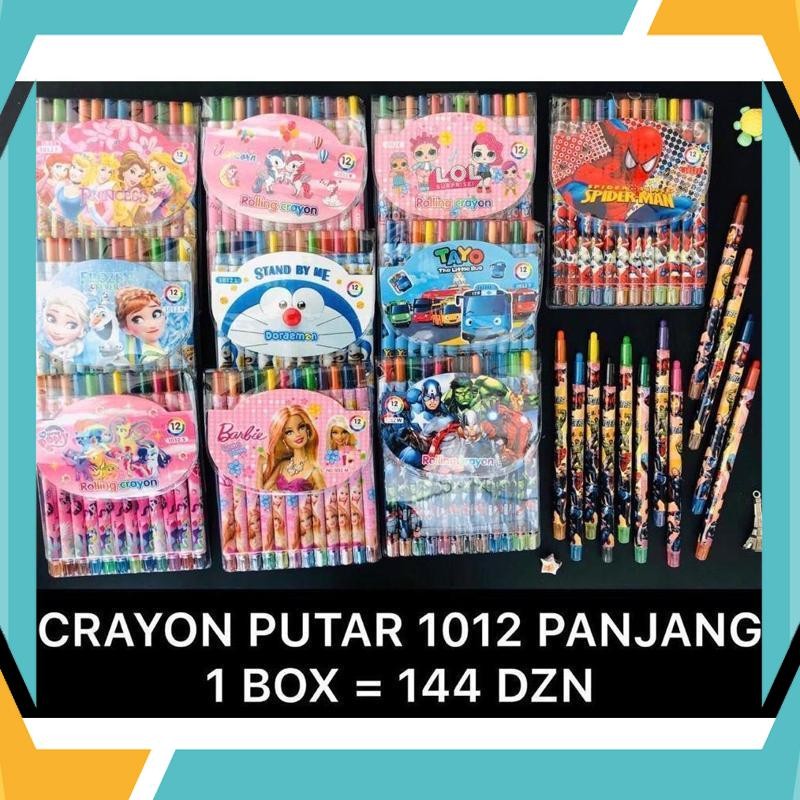 

Termurah Crayon Putar Panjang 12 Warna Karakter Fancy ( 1 Set Isi 12 Warna) ERH-53