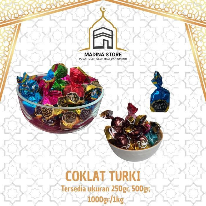 

DD Coklat Turki 250gr, 500gr, 1kg | Oleh-oleh Khas Haji dan Umroh