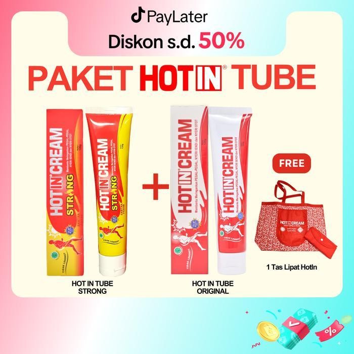 

MN [FREE GIFT] Paket 2 HOTIN TUBE 120GR (1 Original + 1 Strong)