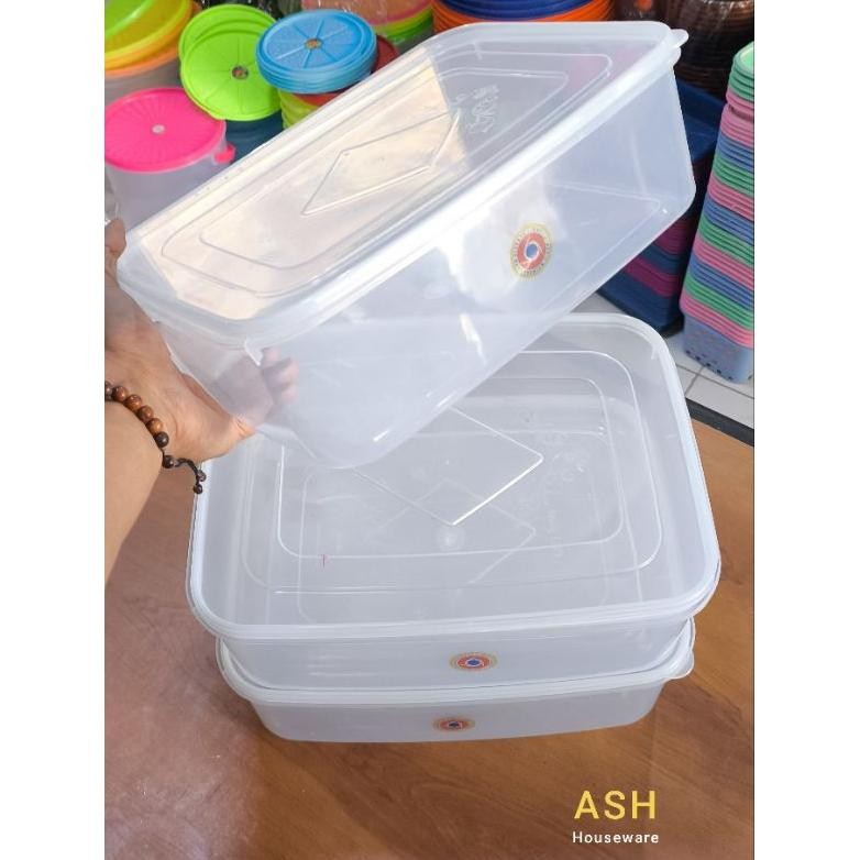 Bisa Cod Sealware Transparan Plastik Ori Plast Kotak Donat Kue Thinwall Sealpack 5000Ml ||