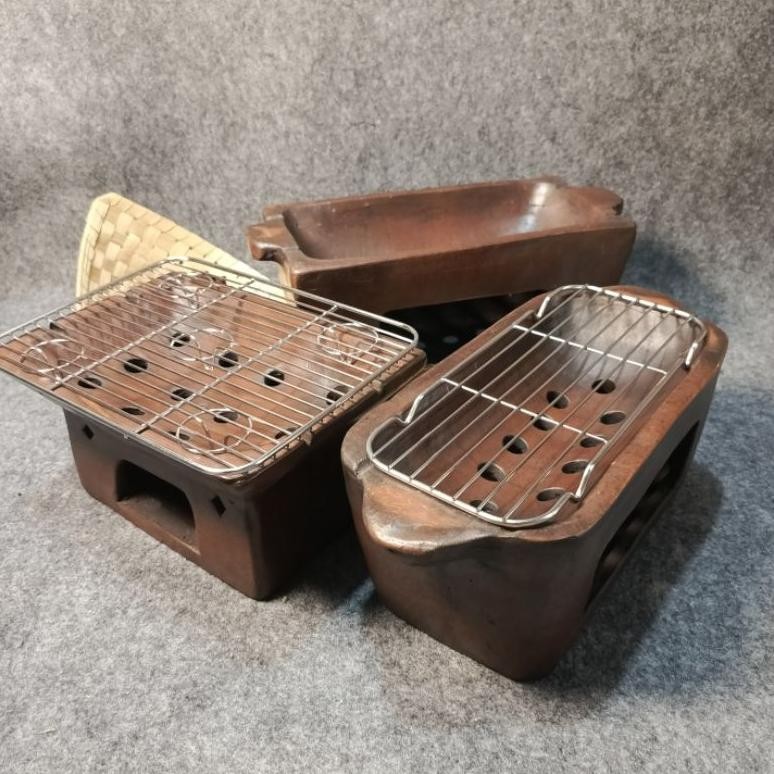 Bisa Cod Anglo Sate Gerabah, Tungku Bakaran, Panggangan Sate Tanah Liat ,Kecil,Sedang,Besar,Kitchenw