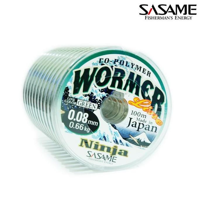 Senar Pancing Sasame Wormer Ninja 100M Conecting