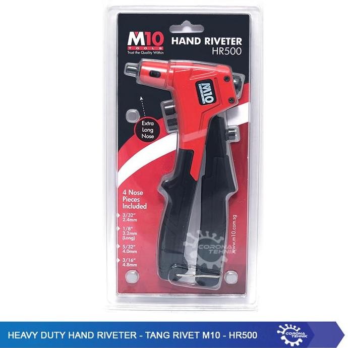 Heavy Duty Hand Riveter - Tang Rivet M10 - HR500
