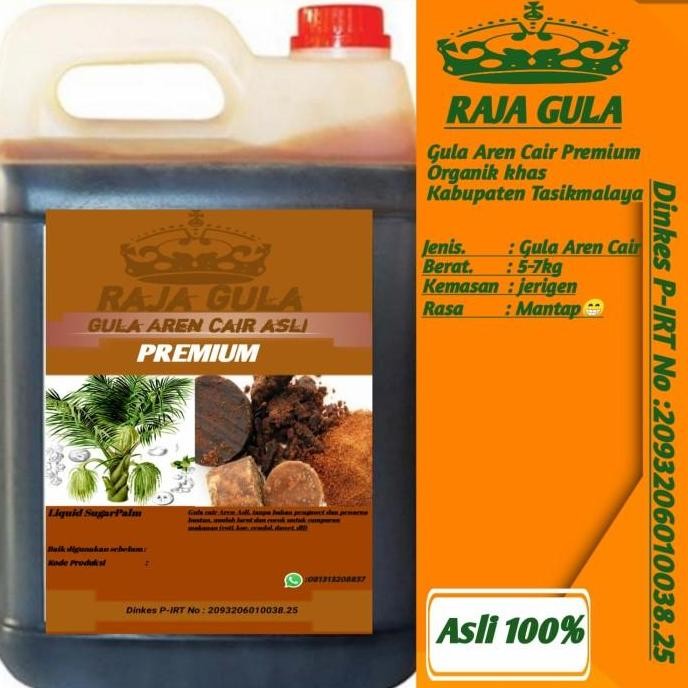 

gula aren cair asli 5L 5-7kg