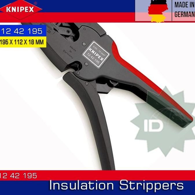 Knipex 12 42 195 Self-Adj.Insulation Strippers Knipex
