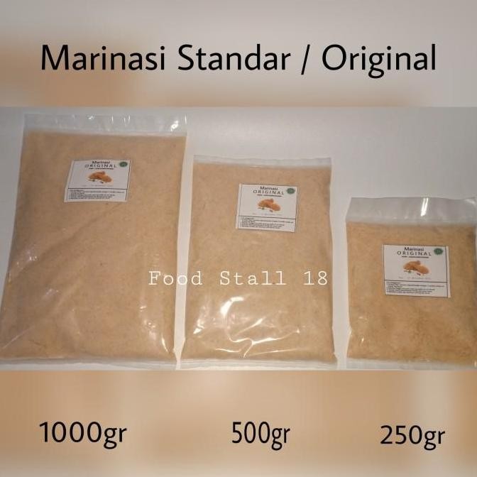 

Tepung Bumbu Marinasi Standar / Marinade Gurih Asin 250gr