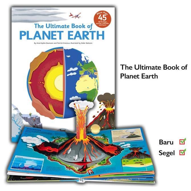 TERLARIS Buku The Ultimate Book Of Planet Earth Pop Up Lift the Flap Twirl