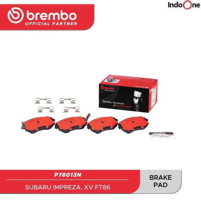 TERLARIS Kampas Rem BREMBO SUBARU IMPREZA, XV FT86 (F) - P78013N