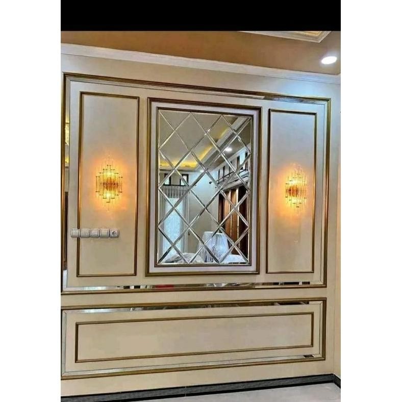 Custom  Cermin Dinding Bevel/Cermin Bevel/Kaca Bevel