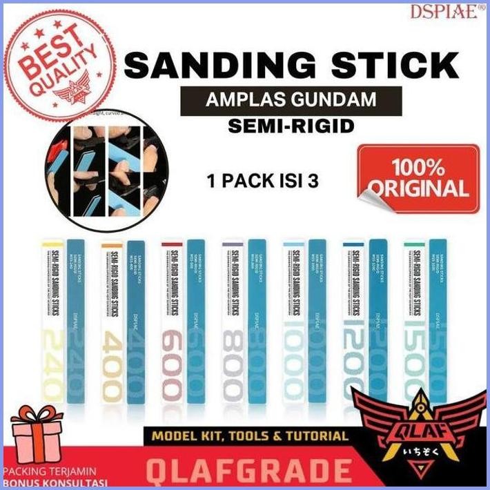 READY SANDING STICK 400 ISI 3PCS MSS-400 SEMI-RIGID SANDING STICKS DSPIAE TERLARIS