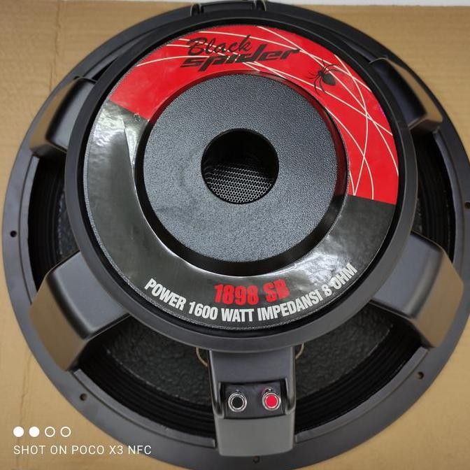 TERBARU SPEAKER PRO SUBWOOFER 18INCH BLACK SPIDER 1898 SUB ORIGINAL