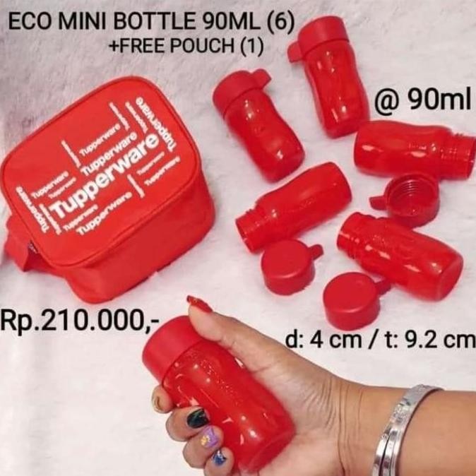Eco mini 90ml botol tupperware mini
