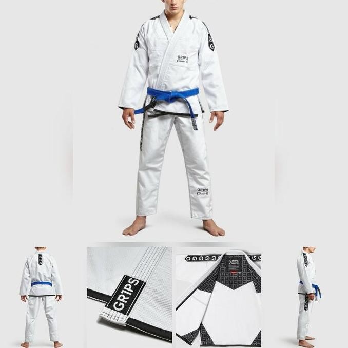 TERBARU GRIPS BJJ GI Classic, GI Jiujitsu, GI Jujitsu, BJJ GI, GI BJJ, Baju GI BISA GRAB