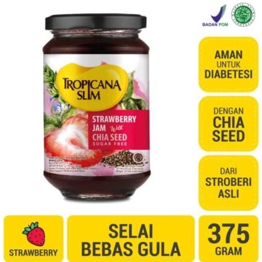 

TROPICANA SLIM SELAI STROBERI / STRAWBERRY JAM 375 GRAM