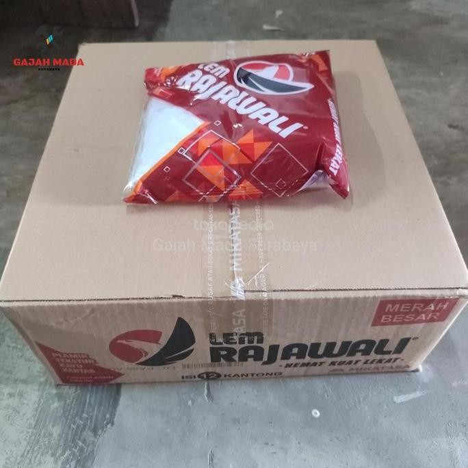Promo Lem rajawali 1 dus/lem rajawali 1 dus 12 pcs/lem putih COD