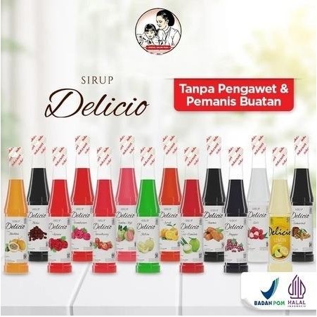 

Sirup Delicio isi 450 ml botol plastik PET