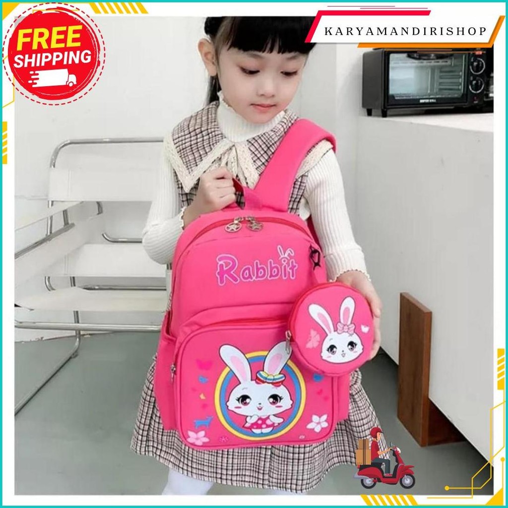 Alika Bag - Tas Ransel Anak Wanita Ransel Tahan Air Fashion Korean Style Terlaris