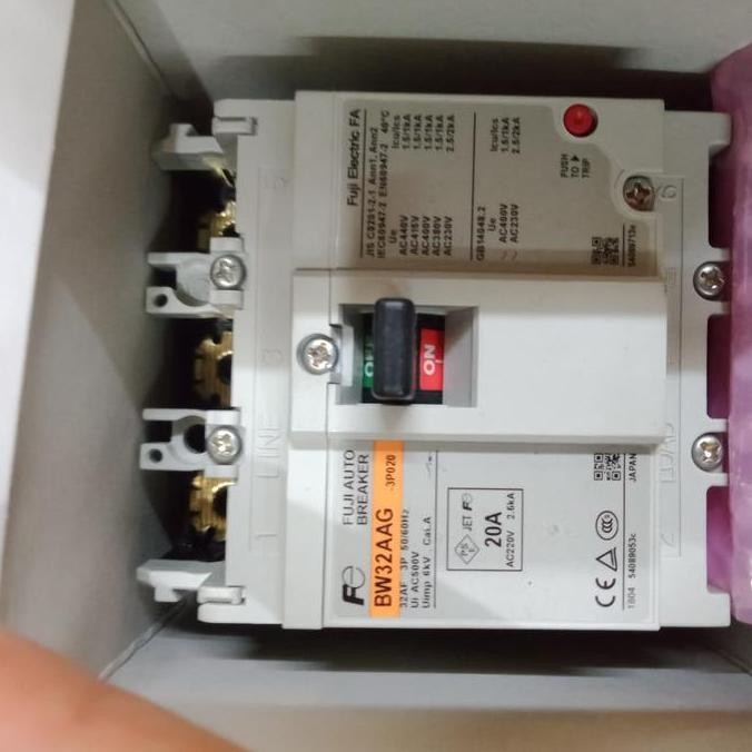 Promo MCCB FUJI BW32AAG 3P 20A COD