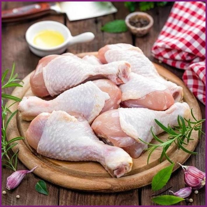 

STOCK READY PAHA BAWAH AYAM / CHICKEN DRUM STICK - ASLI FRESH (BUKAN FROZEN) TERBARU