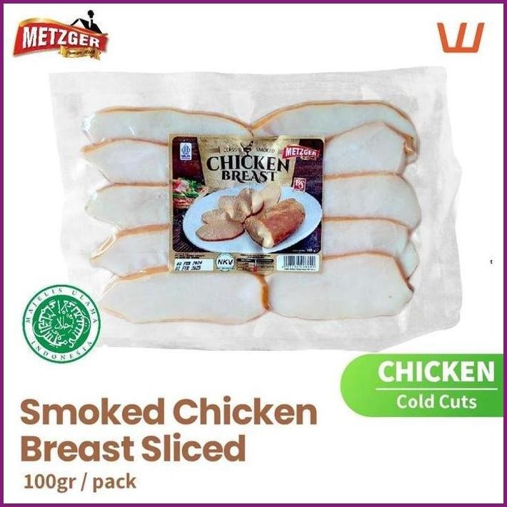 

STOCK READY CLASSIC SMOKED CHICKEN BREAST HAM AYAM ASAP HALAL METZGER 100GR TERBARU