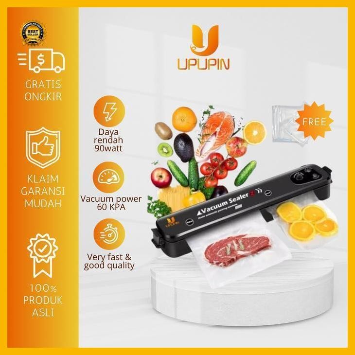 (Diskon) Vacuume Sealer Plastik Ukuran 25Cm - Vacuum Sealer Portable Panjang Bestseller