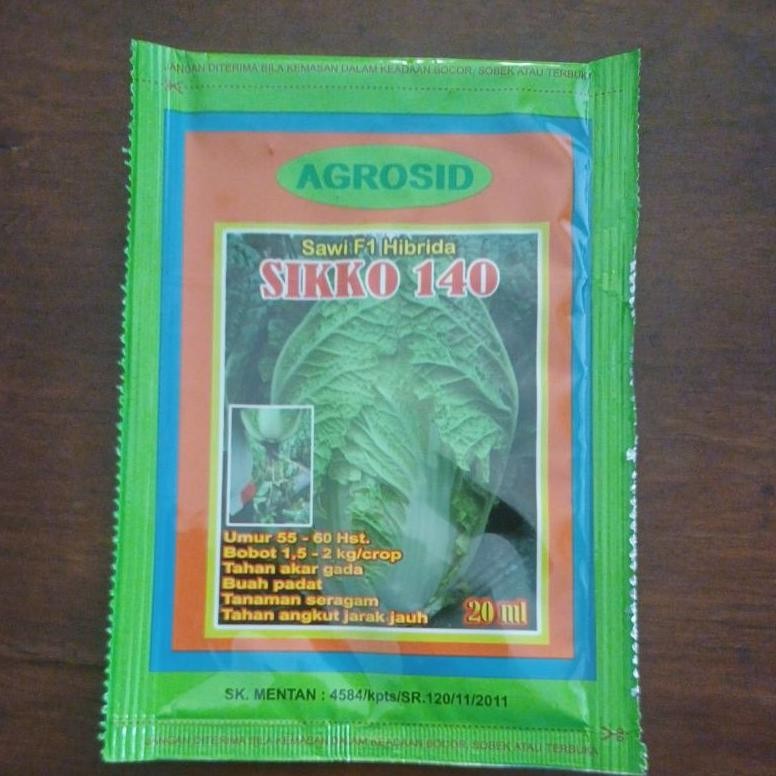 TERMURAH Benih Bibit Sawi Putih F1 Sikko 140 Isi 20 ML Siap kirim