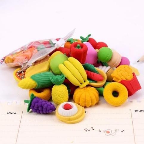 Mainan silicone buah