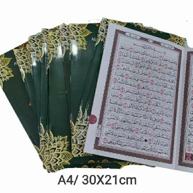 Mushaf Alquran per juz Samsia A4 Utsmani 30 Juz